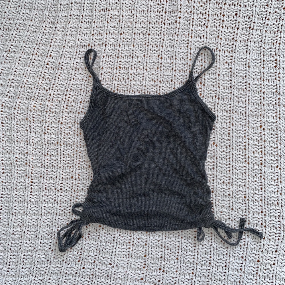 Pacsun Drawstring Side Cropped Tank Top
